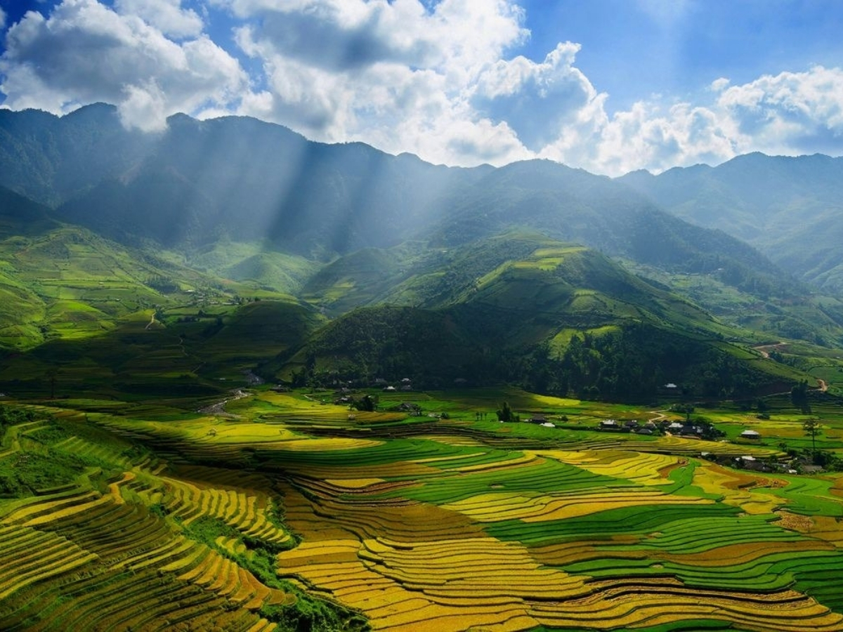 Pù Luông nổi tiếng với khung cảnh thiên nhiên vùng cao.