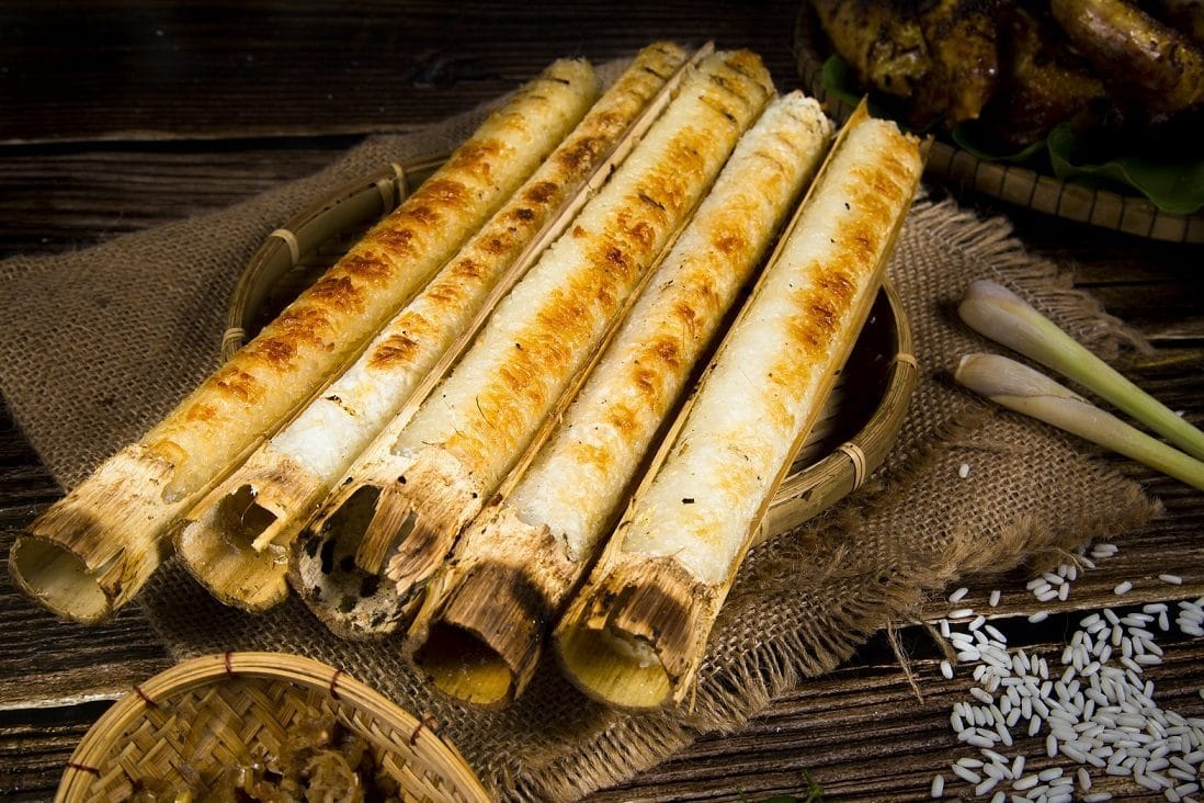 Cơm lam – món ăn truyền thống của người Thái