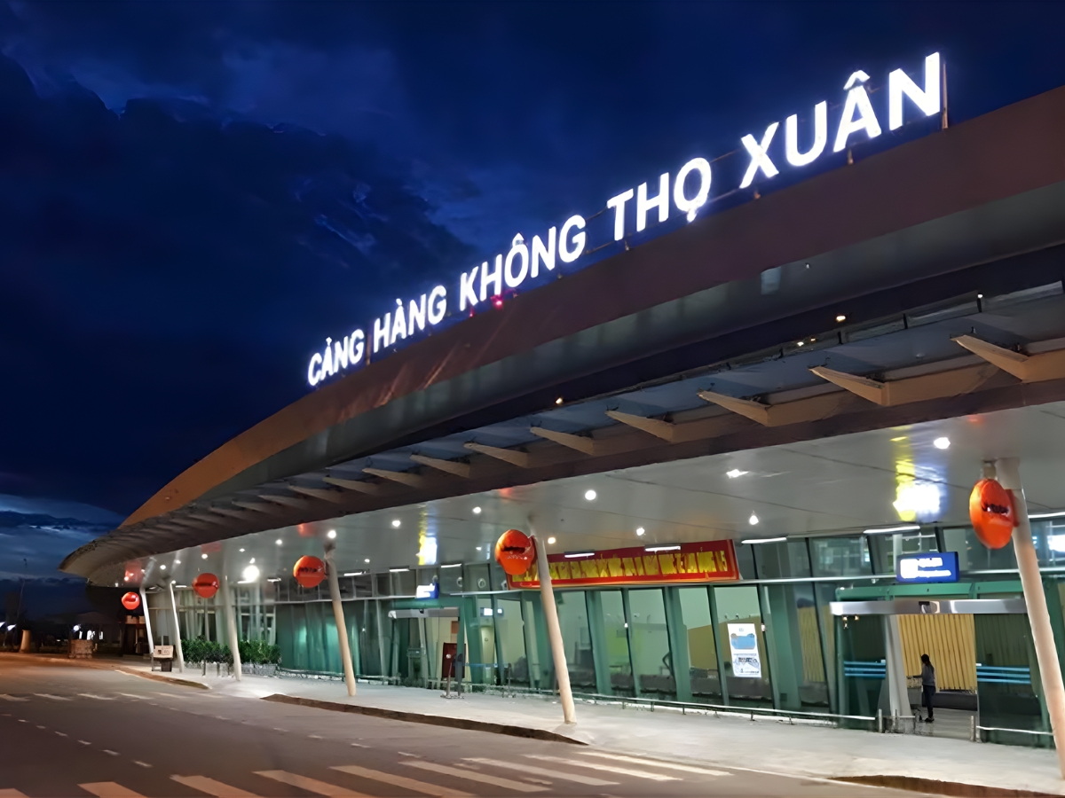Sân bay Thọ Xuân có tên chính thức là Cảng hàng không Thọ Xuân