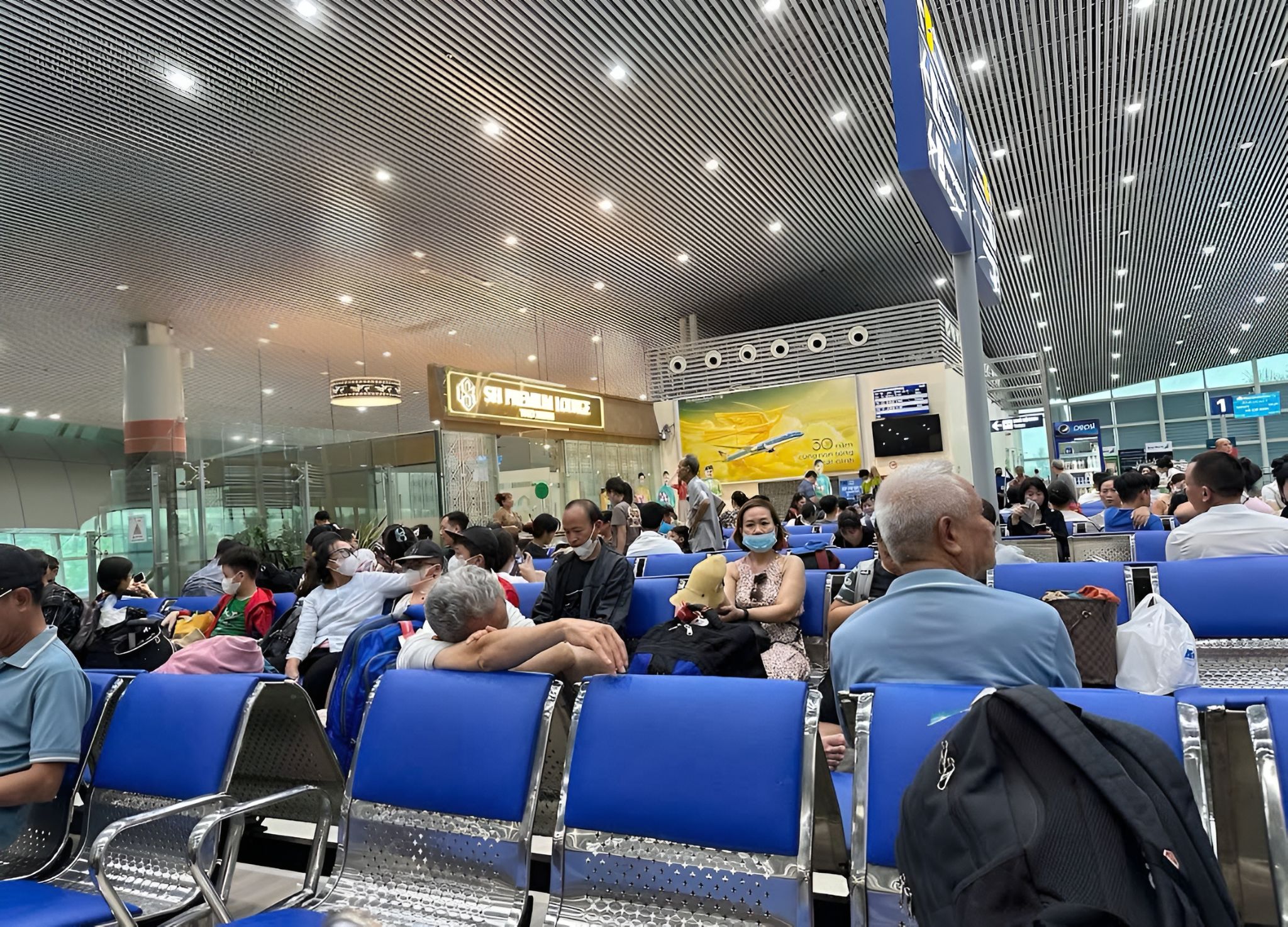 Lượng hành khách tại sân bay Thọ Xuân tăng cao