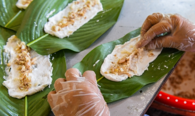 Bánh ngon: vỏ dẻo mềm, thơm mùi gạo; nhân đậm vừa, không ra nước