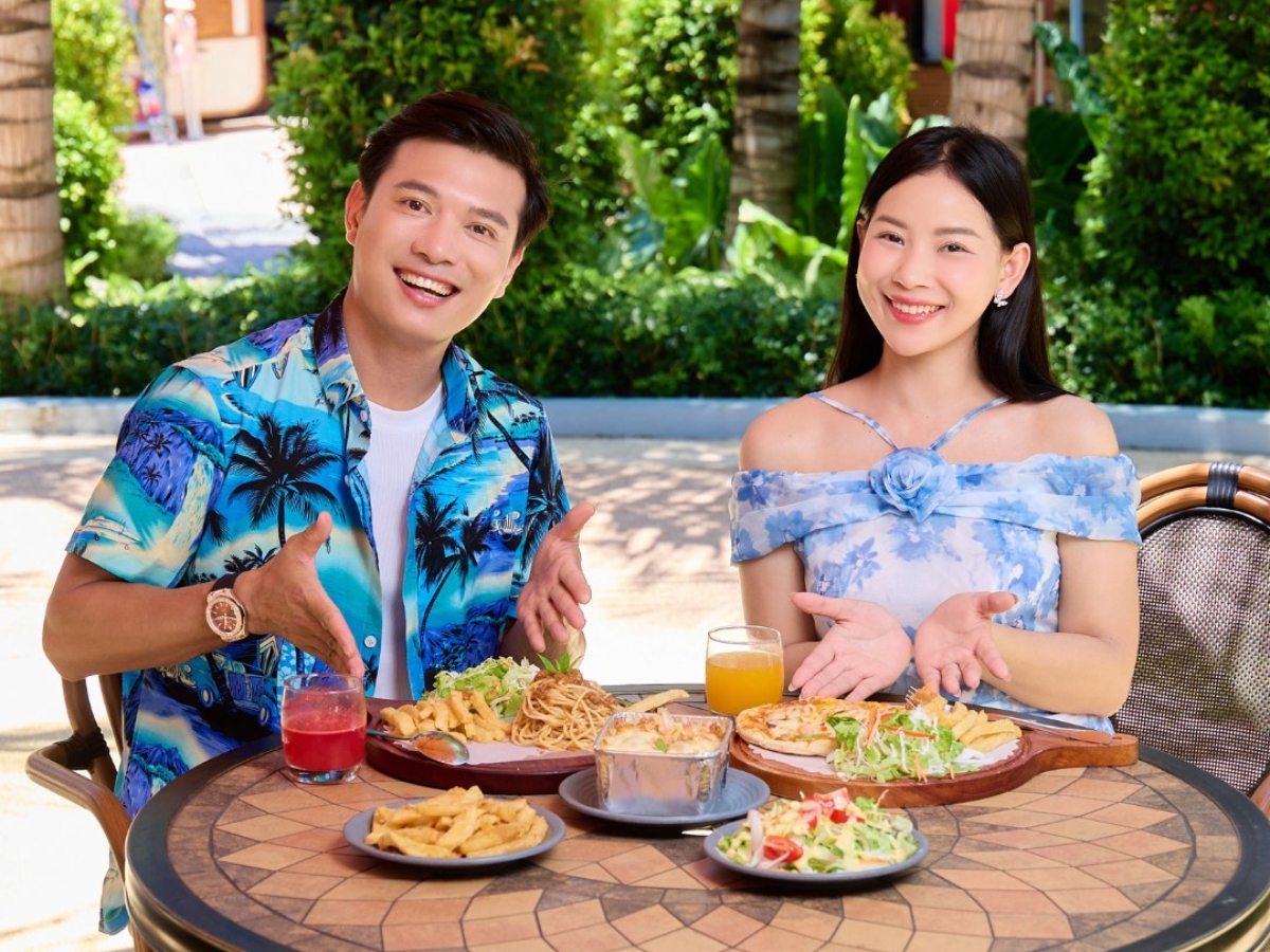 Du khách có thể thưởng thức bữa trưa thơm ngon ngay trong khuôn viên Sun World Sam Son.