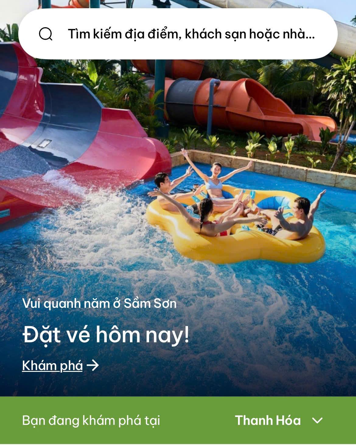 Truy cập app Sun Paradise Land và làm theo các bước như hướng dẫn.