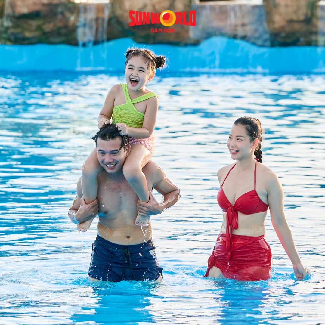 Công viên nước Sun World Sam Son được thiết kế phù hợp cho cả gia đình