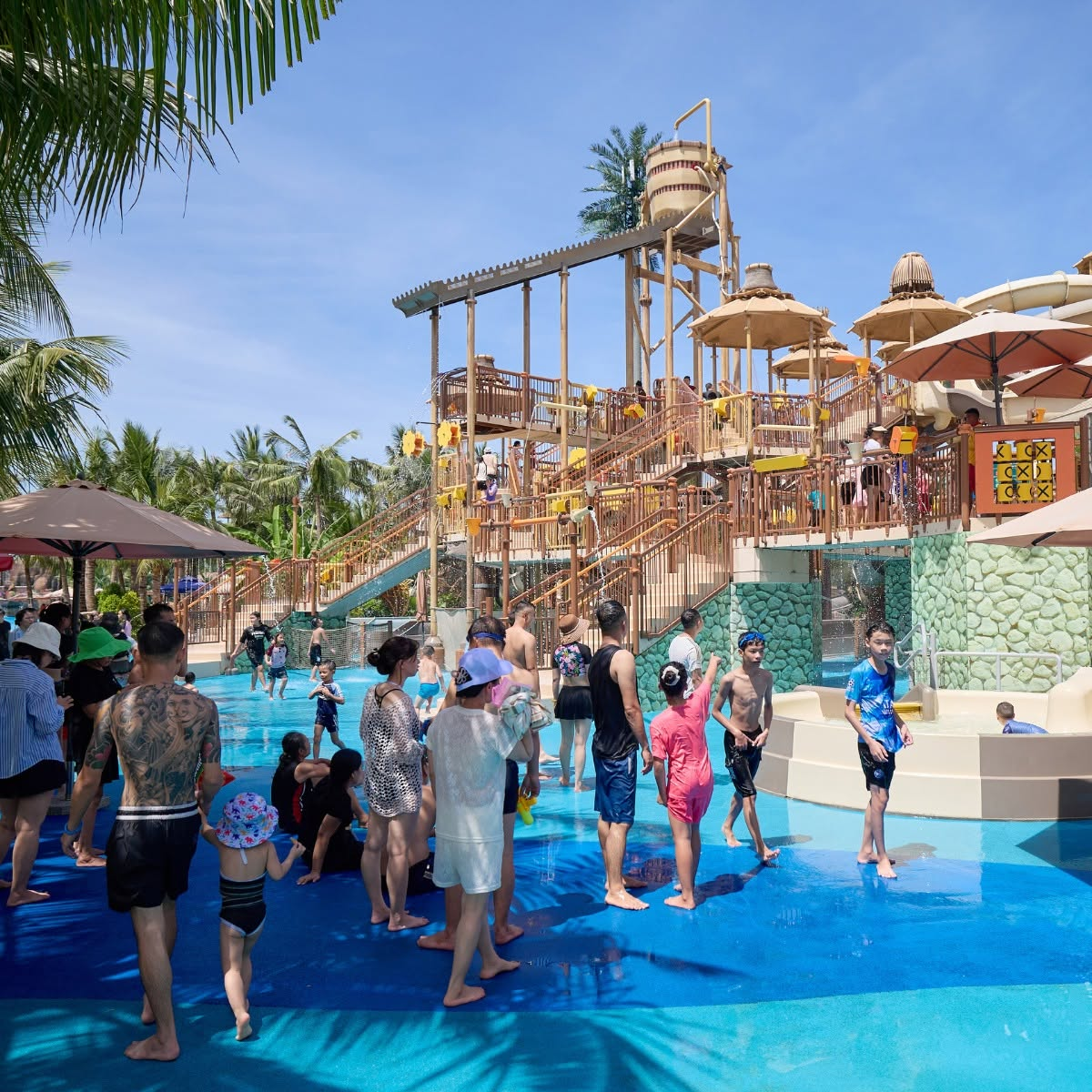 Công viên nước Sun World Sam Son với những trò chơi thiết kế dành riêng cho trẻ em.