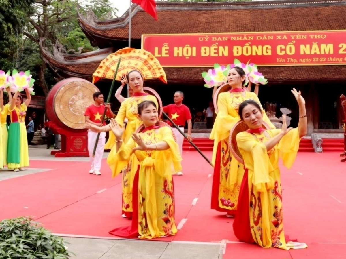 Lễ hội đền Đồng Cổ với nhiều hoạt động văn hóa, lịch sử. 