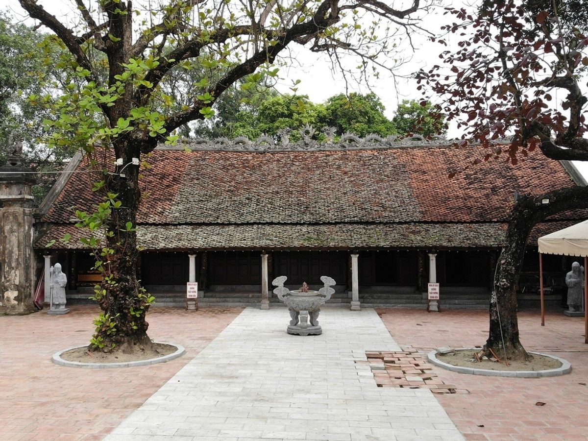 Không gian bên ngoài Thái Miếu nhà Hậu Lê.