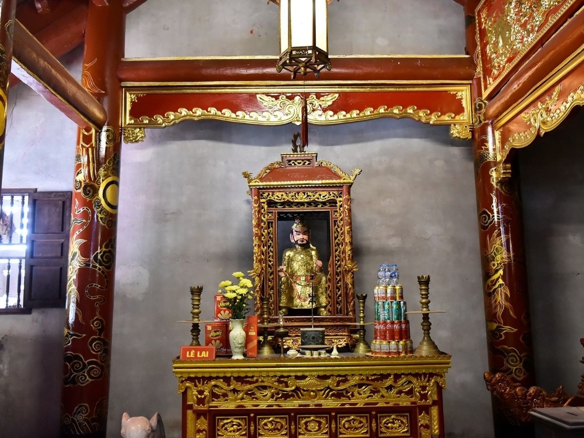 Gian thờ Lê Lai ở tại Thái Miếu nhà Hậu Lê.
