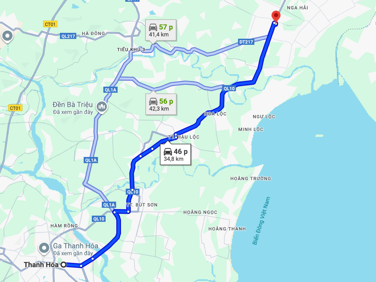 Xã Nga Sơn nằm cách trung tâm Thanh Hóa khoảng 35 km.