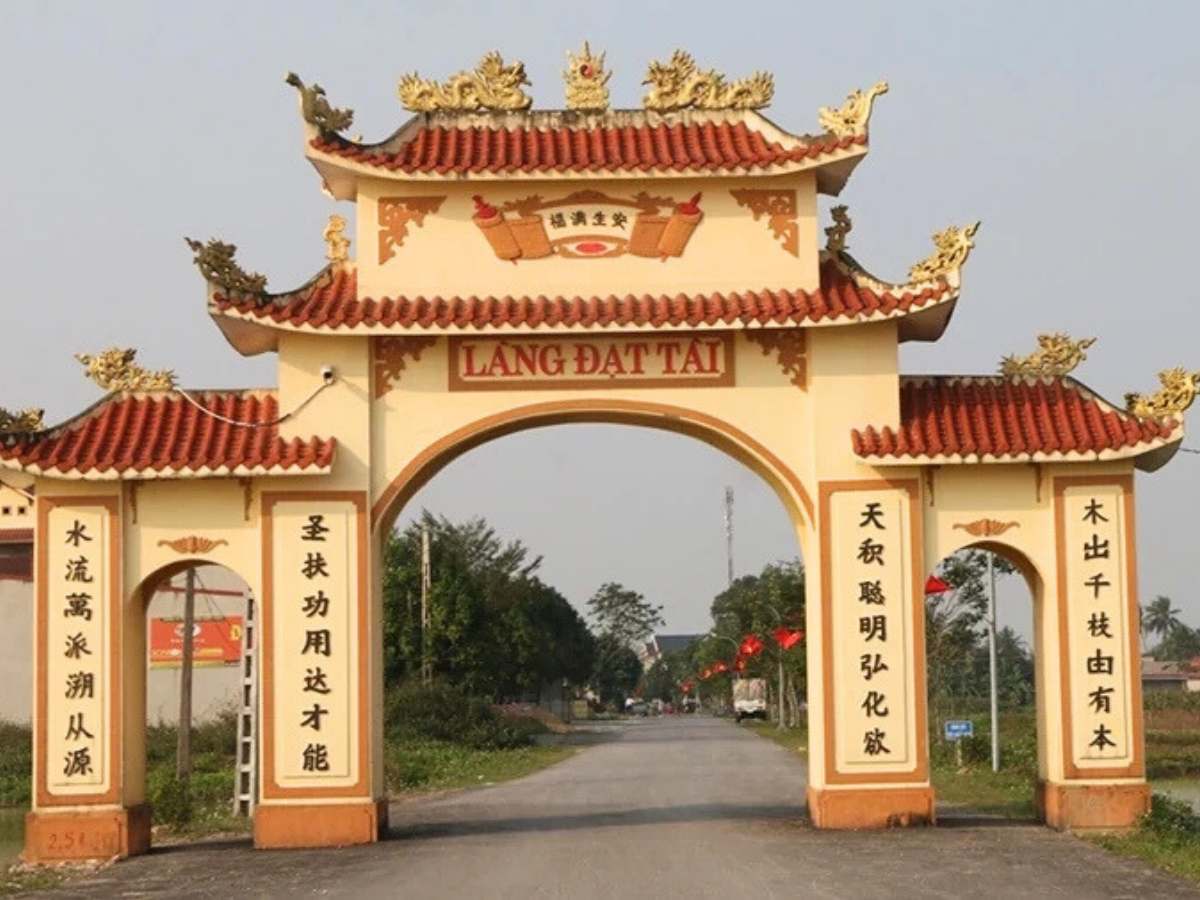 Lịch sử và nguồn gốc hình thành của làng mộc Đạt Tài.