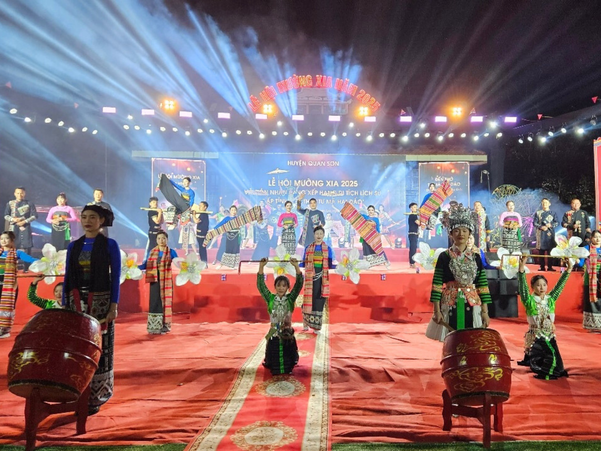 Lễ hội Mường Xia là điểm sáng văn hóa tiêu biểu của cộng đồng người Thái ở xã Sơn Thuỷ.