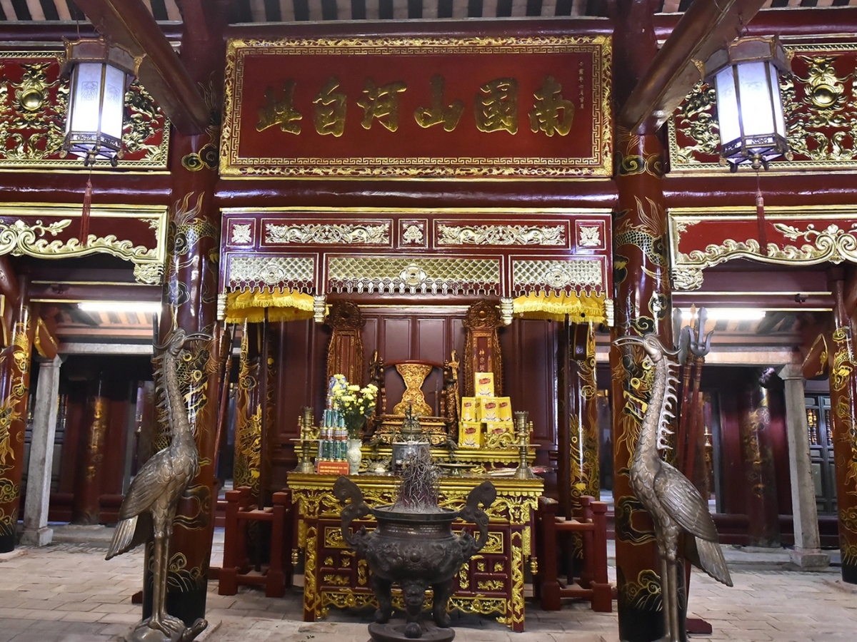 Khu vực Tiền điện tại Thái miếu nhà Hậu Lê.