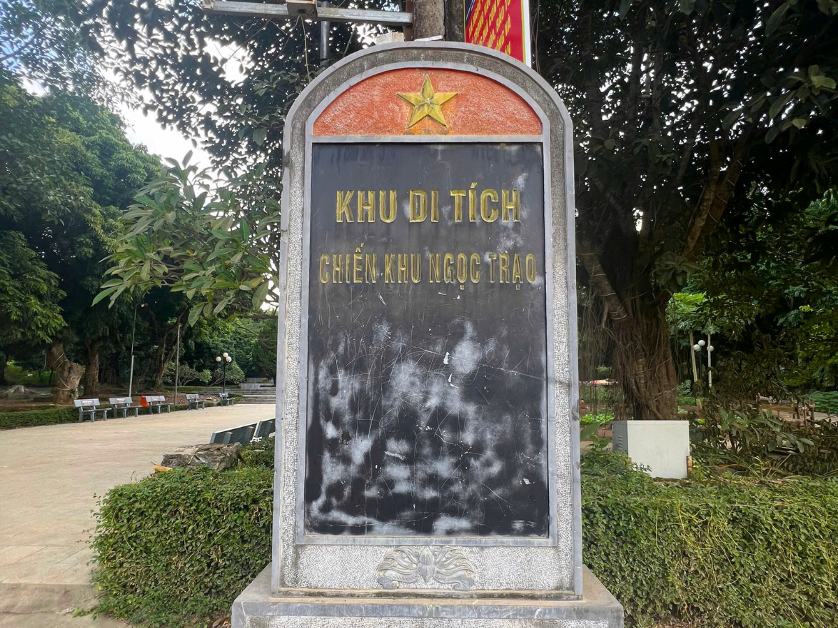 Chiến khu Ngọc Trạo là nơi ghi dấu những năm tháng đầu tiên của phong trào đấu tranh vì độc lập dân tộc. 