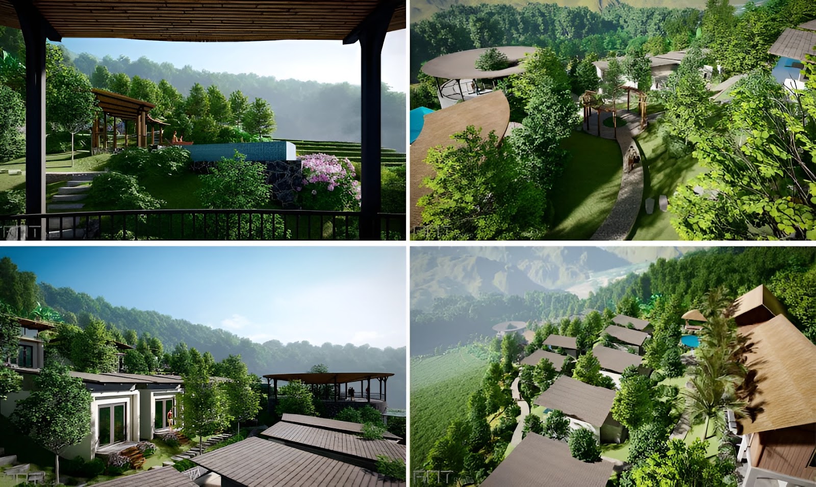 Khu nghỉ dưỡng sinh thái Pù Luông Bocbandi Retreat. 