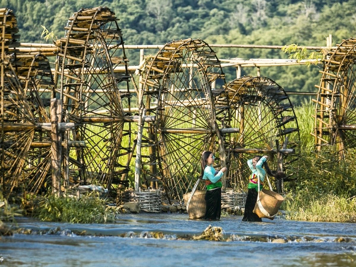 Không gian bình yên của Pù Luông dịp Tết
