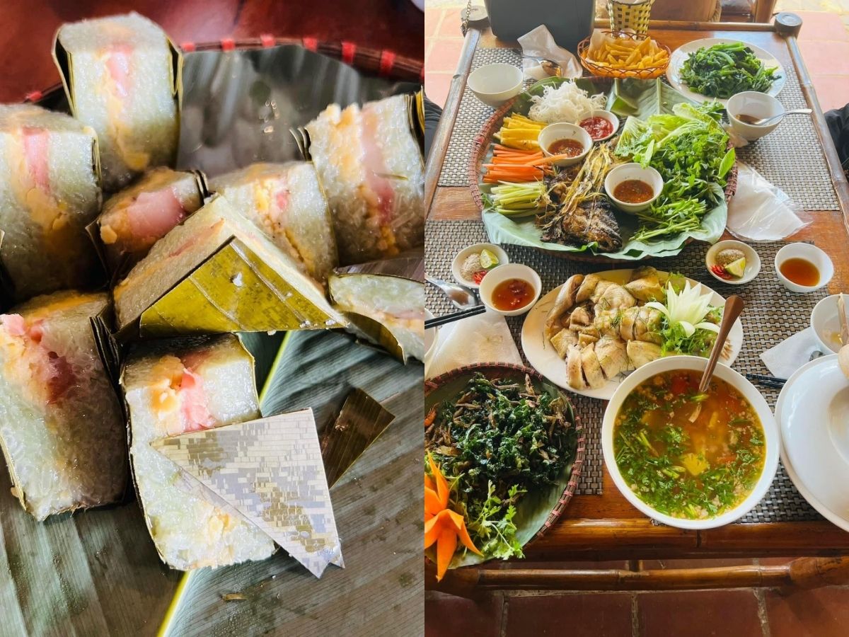 Ẩm thực Tết của người dân bản địa tại Pù Luông, Thanh Hóa. 