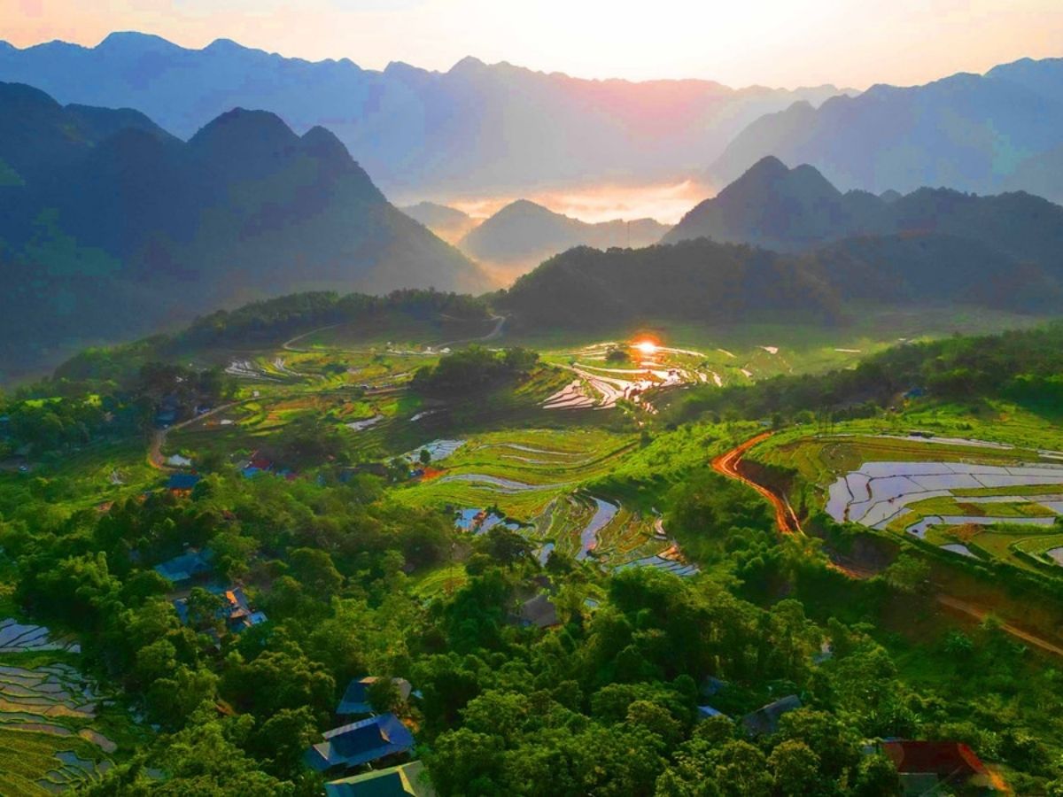 Ngắm cảnh bình yên của Pù Luông và dịp Tết