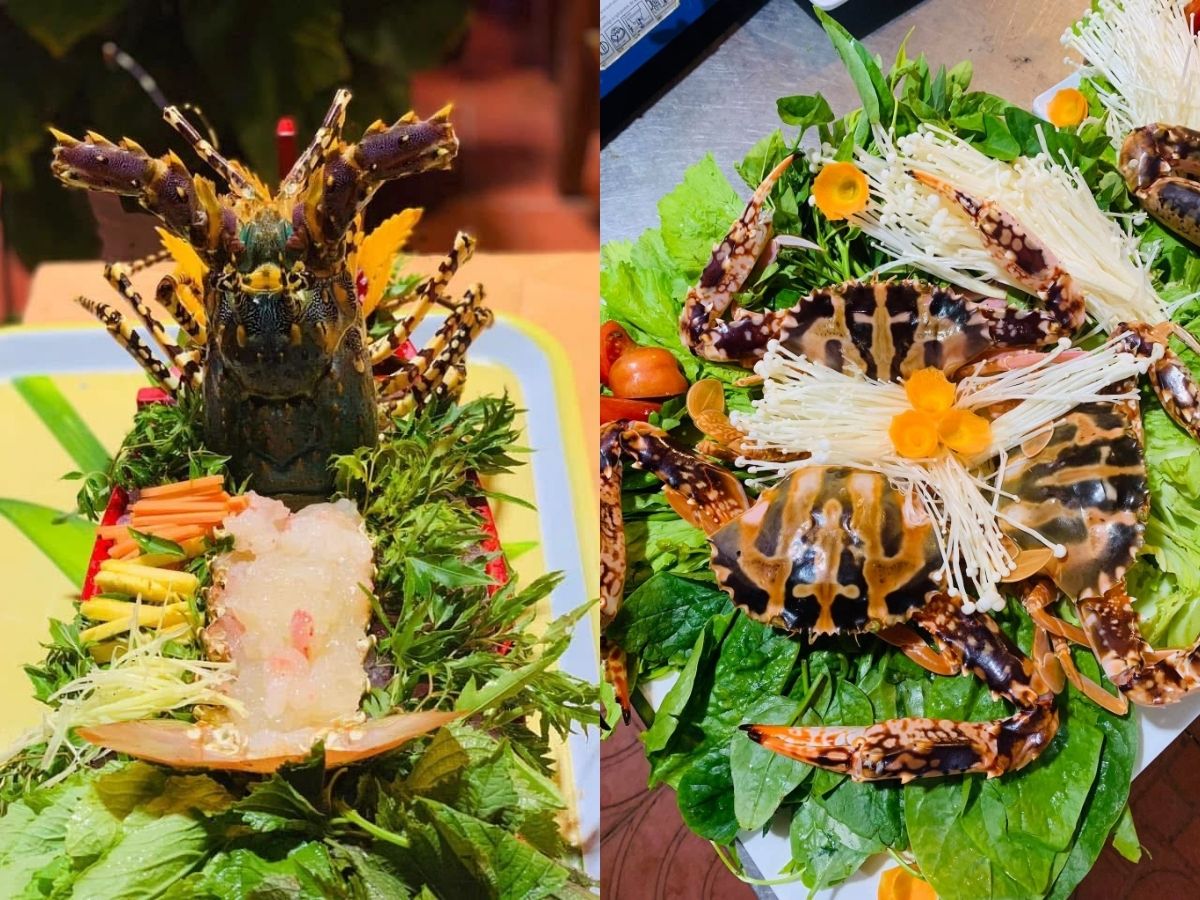 Nhà hàng hải sản Vinh Sơn Sầm Sơn mở cửa dịp Tết. 