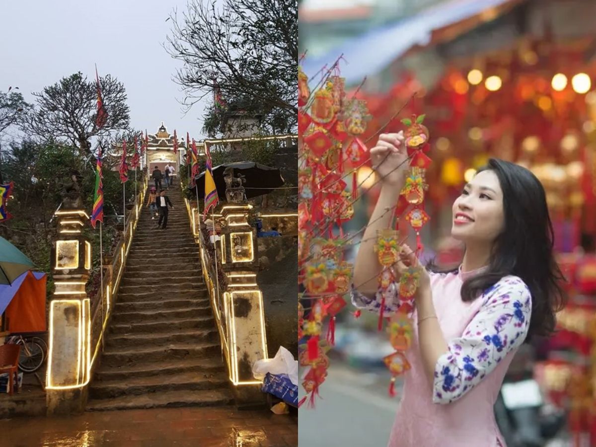 Du khách vãn cảnh chùa và du xuân đầu năm tại Sầm Sơn.