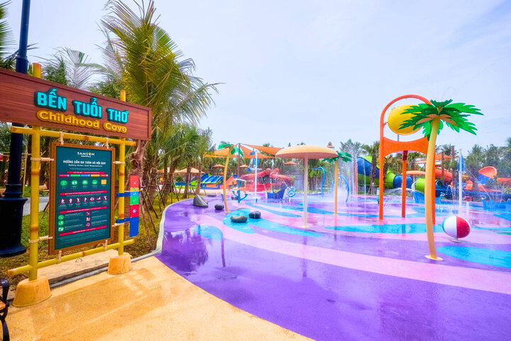 Khu vui chơi dành riêng cho trẻ em với tiêu chuẩn an toàn cao.