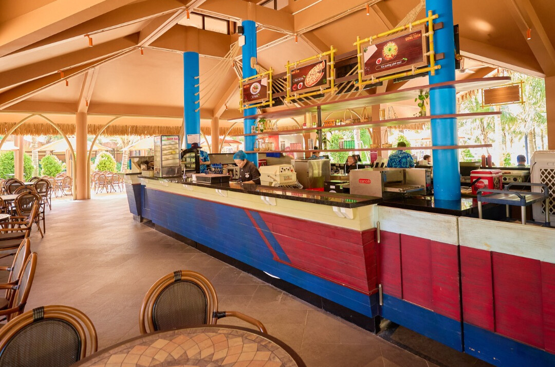 Không gian nghỉ mát giúp nạp lại năng lượng nhanh chóng.