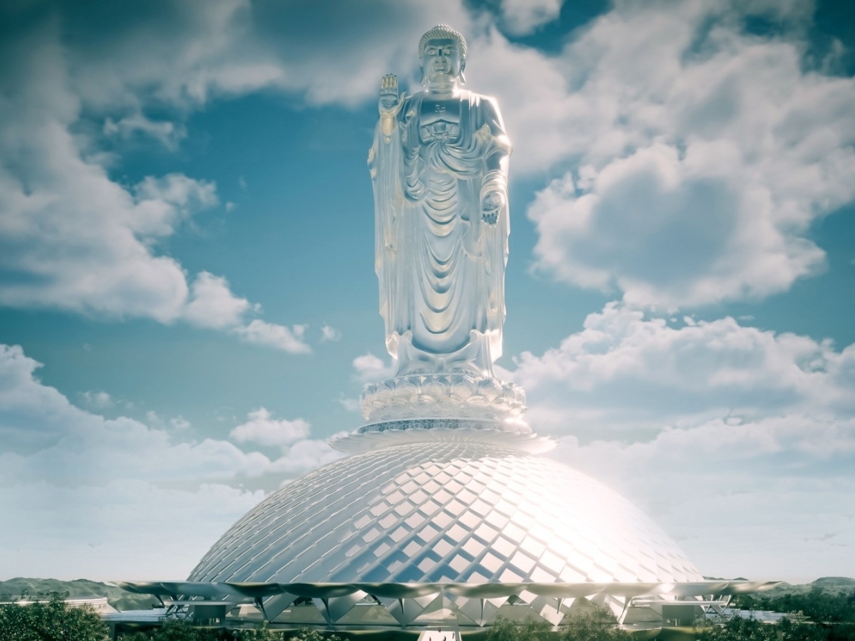 Thanh Hóa sắp có tượng Phật lớn nhất thế giới trong quần thể Huyền Tích Am Tiên.