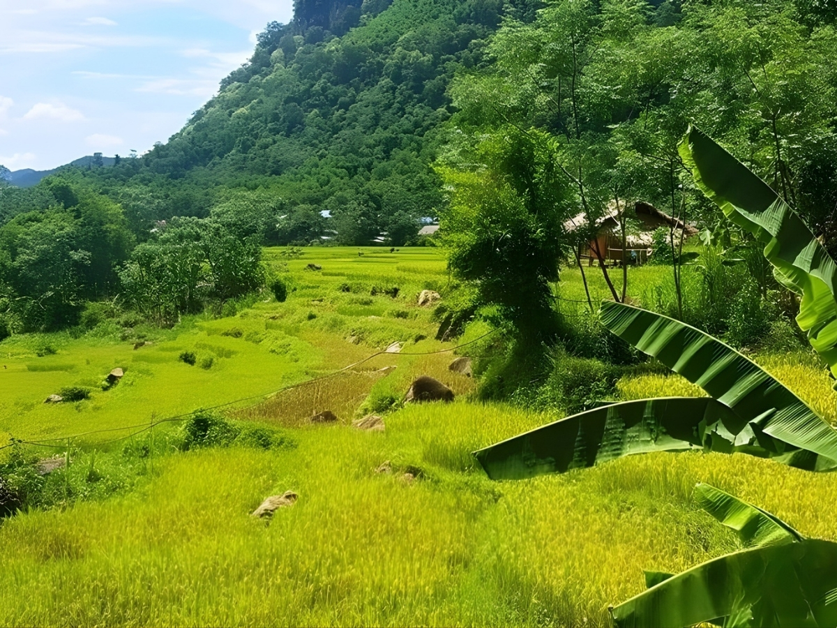 Không gian thiên nhiên tại bản Hang